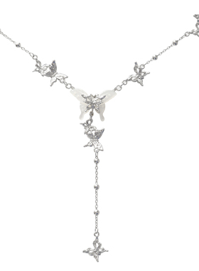 群蝶飞舞高级感项链DOACH纯银