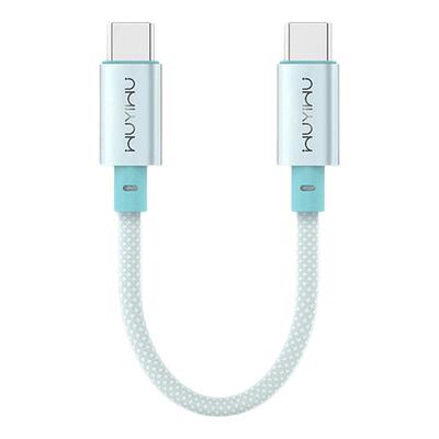 物亦物双typec数据线0.2米超短适用苹果17充电线ipad双c口60w短线15厘米双弯头充电宝线MAC短款16pro连接线