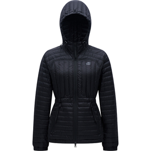 LINC金羽杰春季新款收腰羽绒服女连帽短款轻薄羽绒外套上衣2117