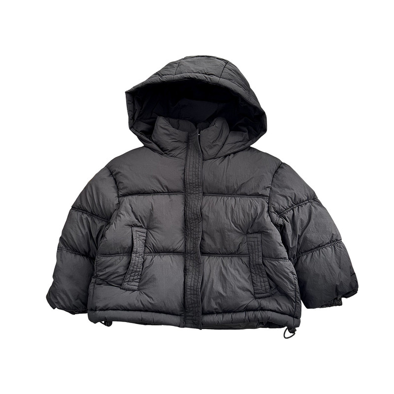 儿童棉服冬装宝宝拉链面包服保暖外套男女童连帽加厚短款棉袄韩版