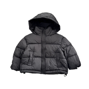 儿童棉服冬装宝宝拉链面包服保暖外套男女童连帽加厚短款棉袄韩版