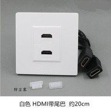 Розетка сетевая LAN 免焊接高清hdmi插座面板墙壁86型 hdmi2.0超清1080p电视电脑对接