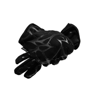 OD/DARKNESS 25秋荆棘胶印放射弹幕尼龙拼接麂皮户外保暖骑行手套