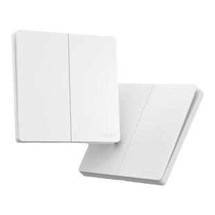 鸿雁开关插座面板家用磨砂白肤感奶油风正品五孔全屋86型墙壁电源