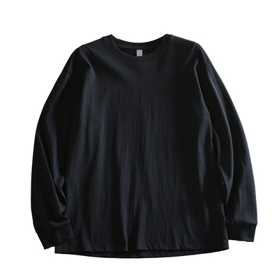 男全棉水洗亲肤舒适打底长袖T恤