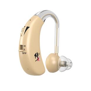 修正耳背式助听器老人专用声音放大器充电官方正品耳聋老年人医用