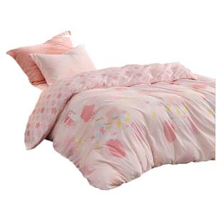 罗莱生活LOVO乐蜗牛奶绒四件套被套宿舍床单三件套冬季保暖套件