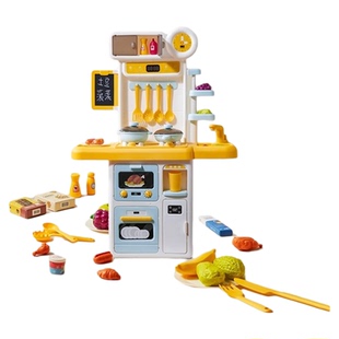 babycare迷你小厨房小孩过家家玩具儿童益智女孩子的玩具宝宝礼物