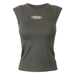 DCW运动背心一体式外穿长款女减震普拉提训练瑜伽服跑步健身上衣