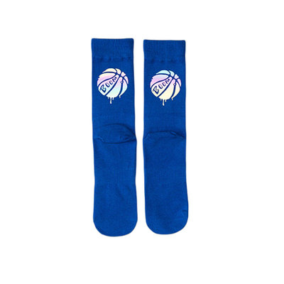 宝图曼运动袜女款专业跑步健身篮球袜压缩袜子男款后跟发光秋冬季