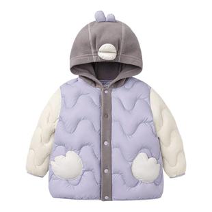迷你巴拉巴拉女童三防羽绒服2025冬季新款儿童装宝宝轻薄保暖外套