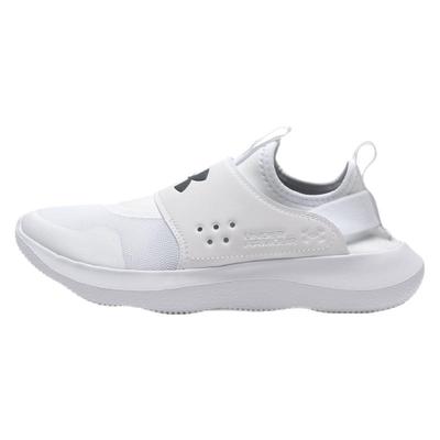 UA安德玛男鞋一脚蹬穿脱休闲鞋春季新款Runplay运动鞋白色跑步鞋