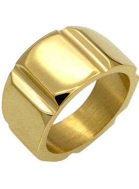 戒指钛钢D形五层生日礼物首饰品