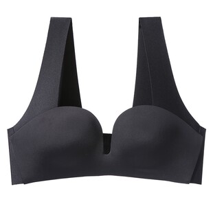 聚拢内衣女无痕小胸显大收副乳防下垂宽肩带性感无钢圈文胸套装冬