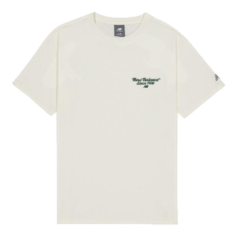 New Balance NB官方正品25夏男圆领宽松简约T恤短袖AMT52333