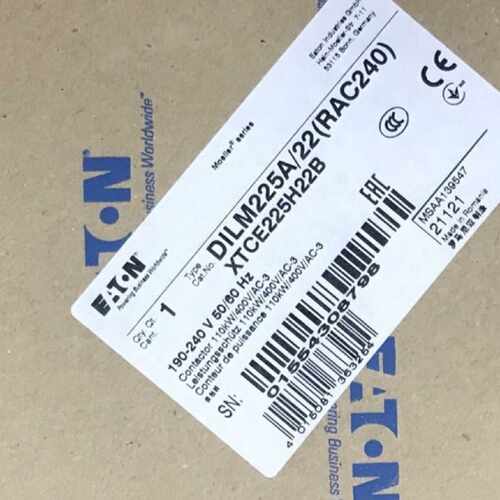 议价全新原装进口 伊顿金钟穆勒交流接触器 DILM225A/22 RAC240