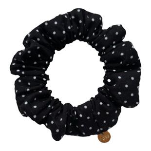 一对装 水玉波点软妹甜美少女风双马尾麻花辫发圈皮筋高弹力发绳