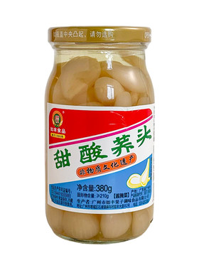 如丰甜酸荞头380克佐餐下饭配粥烤肉海鲜配菜家常腌菜腌渍荞头