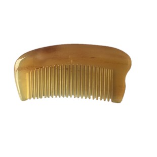 特价通透细腻 纯天然白角绵羊角梳 精品口袋梳 加厚质感 特价