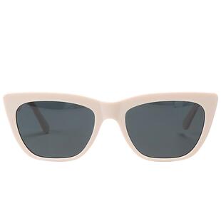 小红书网红盒仔同款Arket白色猫眼凹造型太阳镜眼镜女墨镜偏光潮