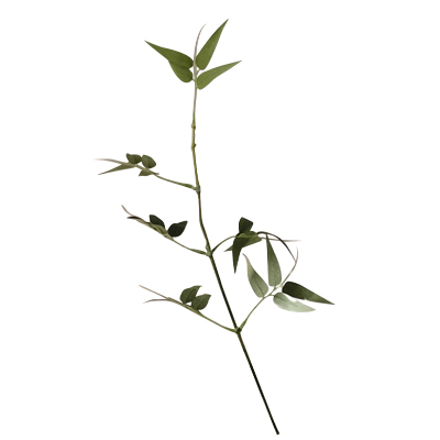 绿竹仿真花客厅插花装饰