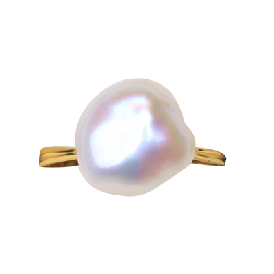 设计s925野生小石头巴洛克珍珠