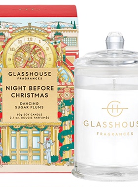 Glasshouse澳洲手工限定香薰蜡烛持久扩香室内香氛高级感圣诞礼物