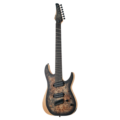 斯科特Schecter Reaper-6/7 FR MS六/七弦扇品穿体双摇金属电吉他