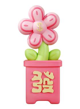 【转运招财】有钱花落地摆件