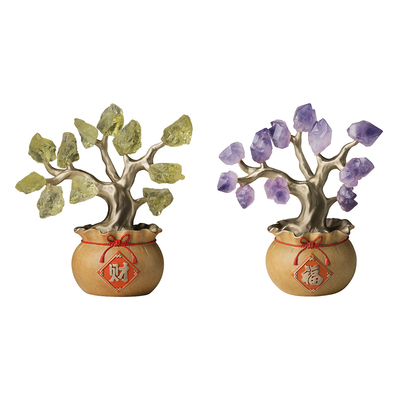 铜师傅《水晶树》摆件