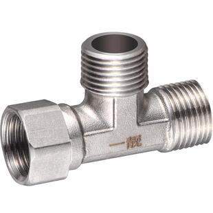 水龙头三通分水阀304不锈钢无铅角阀一分二转接头水管花洒分流器