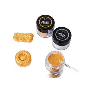 翻糖蛋糕闪金闪银色素珠光星空酒巧克力淋面色粉面包金色银色装扮