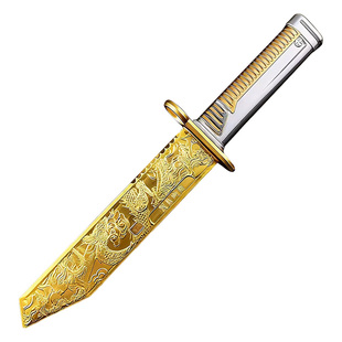 三角洲行动周边刀九件全套北极星弹簧刀信条蝴蝶刀金属模型未开刃