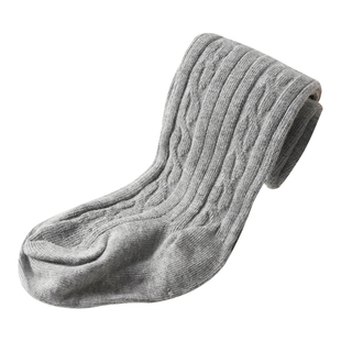 宝宝连裤袜春秋薄款纯棉大PP儿童连体袜小女孩婴儿打底裤1-2-3岁5