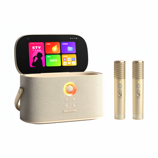 魅鸟智能手提ktv家庭卡拉ok一体家用k歌音响话筒套装便携式点歌机