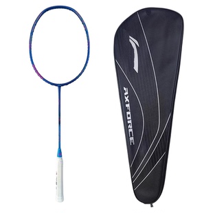 李宁专业羽毛球拍雷霆50官网正品进攻型耐打超轻进阶全碳纤维单拍