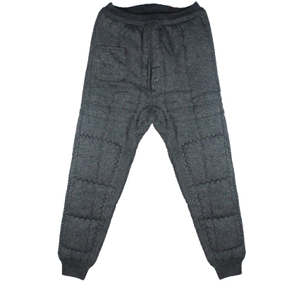 驼绒保暖裤加厚羊毛情侣护膝棉裤