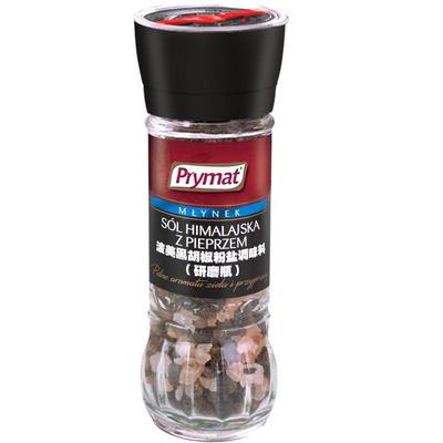 进口波美粗盐黑胡椒粒带研磨健身