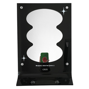 Click原创设计I'm shining桌面化妆镜子亚克力框不规则女生礼物