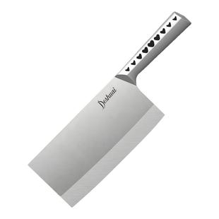 高硬度斩切家用切片菜刀40Cr13mov斩切骨刀不锈钢一体刀具专用