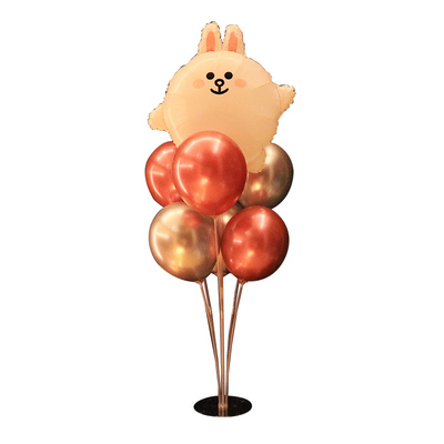 金属桌摆生日满月酒支架飘空气球