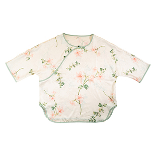 上海故事新中式国风仿真丝绸提花睡衣冰丝女款2025新款夏家居服夏