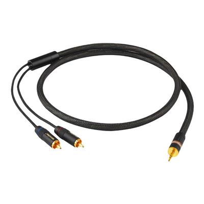 一分二音频线7N单晶铜镀银3.5mm