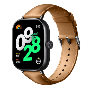 适用小米手环9pro表带真皮8pro红米watch6/5表带小米watchs3表带s2腕带s1pro牛皮color2运动版s1手表s4智能22