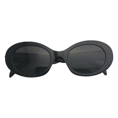 21年复古赫本风白色小框个性墨镜