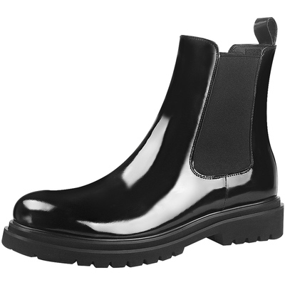 vqgt新款烟筒切尔西靴高帮皮靴