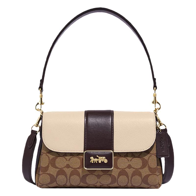 COACH/蔻驰Grace Shoulder Bag 女士单肩包斜挎包腋下包 马车扣