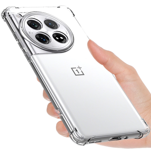 希凯适用一加12手机壳透明新款oppo一加11套1+12气囊保护防摔oneplus全包边软壳硅胶外壳男女个性创意简约潮