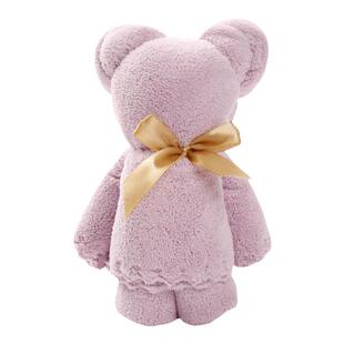 珊瑚绒吸水毛巾小熊造型ins风伴手礼回 礼品礼盒结婚绣字定制logo
