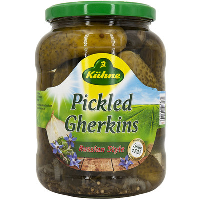 冠利低卡俄式青瓜gherkins酱腌菜